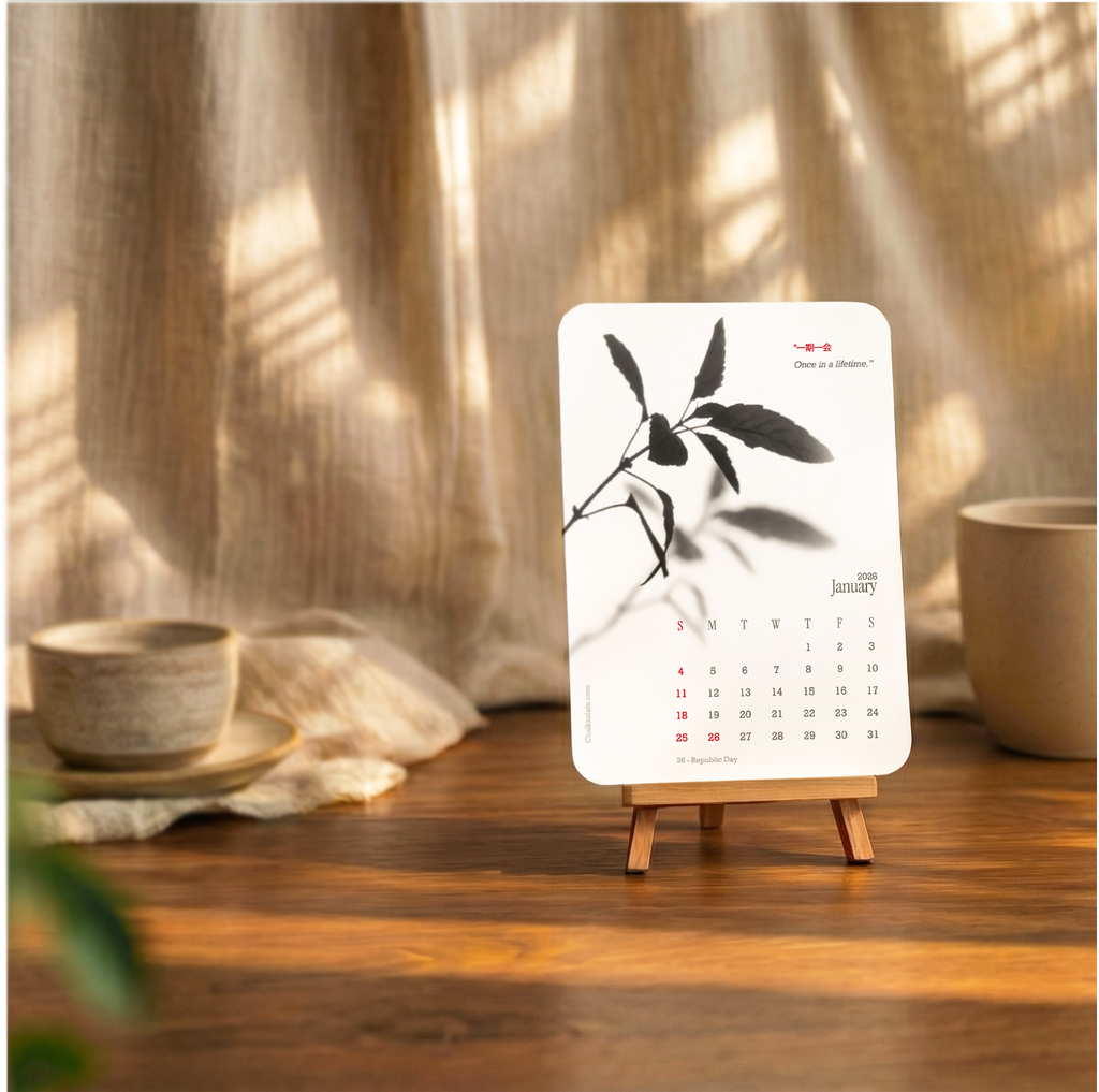 Artisanal 2026 Desk Calendar | Cotton Rag Paper