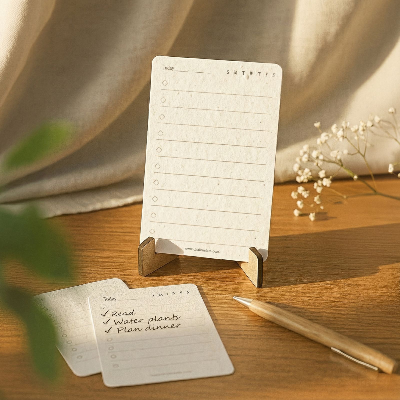 To Do Cards Deck (Set of 15 - Double side printed) | Seed Paper