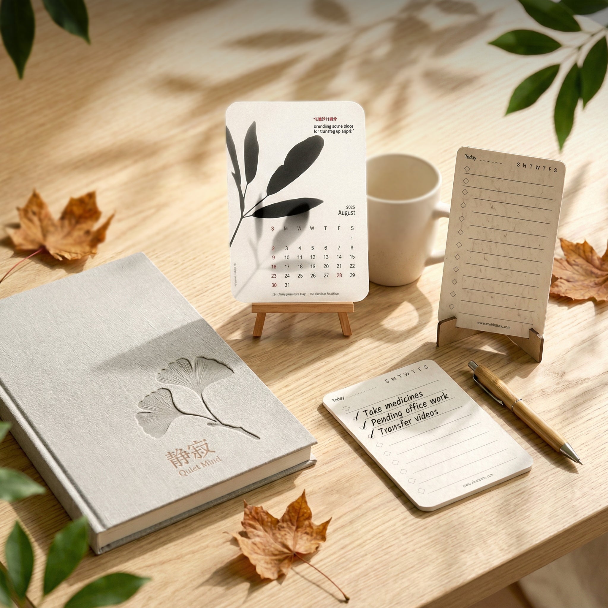 Combo (Calendar x To Do Deck x Notebook)